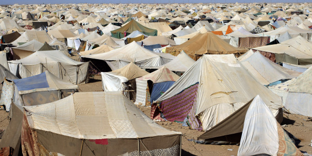 A general view of the Saharawi protest camp on the outskirts of Western Sahara's main city, Laayoune, November 6, 2010. The thousands in this camp amount to be the biggest protest in three decades in Western Sahara, a former Spanish colony annexed by Morocco in 1975 and now the subject of Africa's longest-running territorial dispute. However, the protesters are steering clear of the status question and are focusing instead on bread-and-butter issues: they say they want the Moroccan government to
