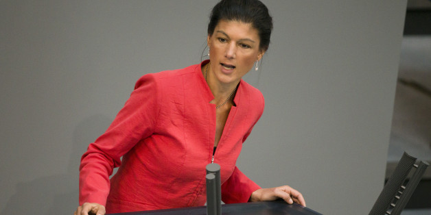 Sahra Wagenknecht im Bundestag