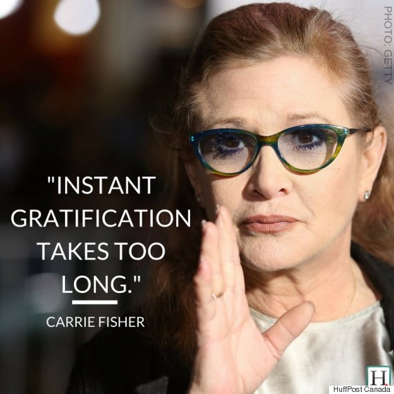 Carrie Fisher Quotes Words From The 'Star Wars' Actress