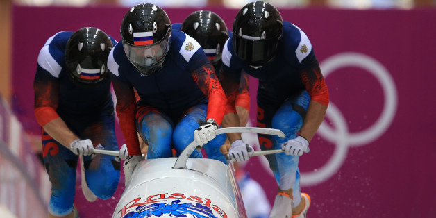 Der russische Viererbob gewann Gold in Sotschi