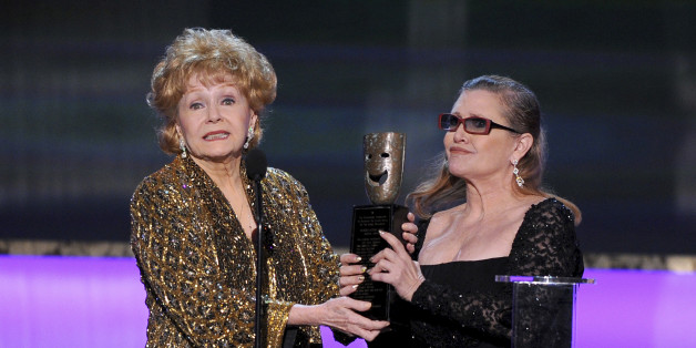 Debbie Reynolds und Carrie Fisher