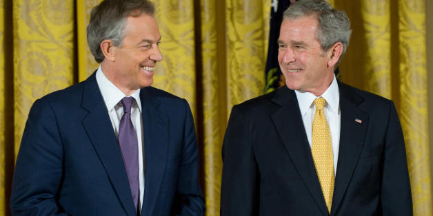 George W. Bush und Tony Blair im Januar 2009
