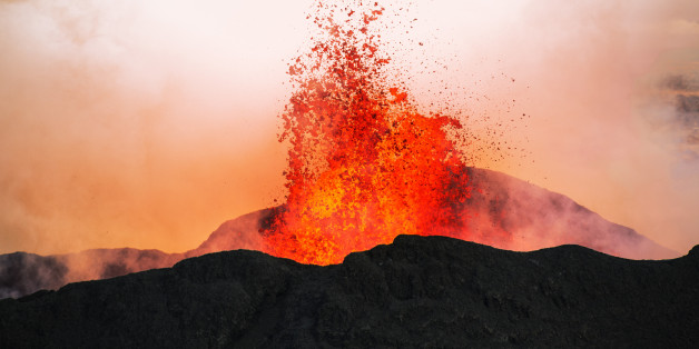 Volcano Eruption, Holuhraun, Bardarbunga, Iceland