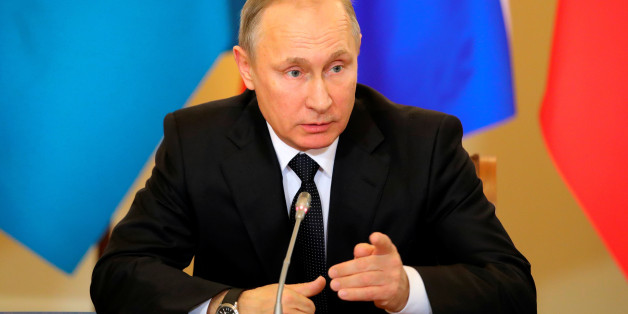 Russian President Vladimir Putin attends a session of the Collective Security Treaty Organisation (CSTO) in St. Petersburg, Russia December 26, 2016. Sputnik/Michael Klimentyev/Kremlin/via REUTERS ATTENTION EDITORS - THIS IMAGE WAS PROVIDED BY A THIRD PARTY. EDITORIAL USE ONLY.