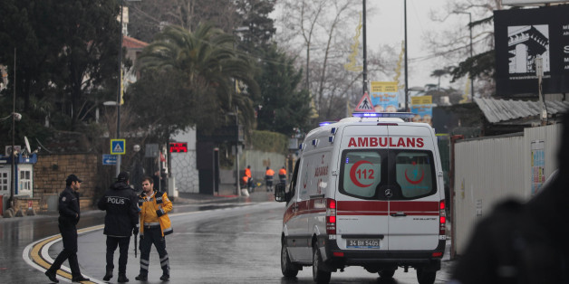 ISTANBUL, TURKEY - JANUARY 1: A general view following a gun attack on New Year's Eve, on January 1, 2017 in Istanbul, Turkey. According to Turkey's interior minister Suleyman Soylu at least 39 people, including 15 foreigners, were killed and 40 wounded at Istanbul's famous Reina nightclub during a New Year Party. (Photo by Stringer/Getty Images)