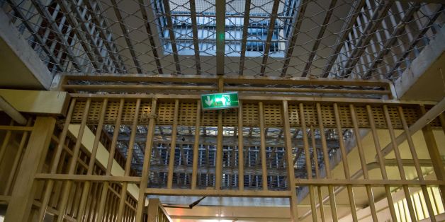 A picture taken in Marseille, southern France, on December 9, 2016 shows a detail of the Baumettes prison during a visit of French Justice minister. / AFP / POOL / BERTRAND LANGLOIS (Photo credit should read BERTRAND LANGLOIS/AFP/Getty Images)