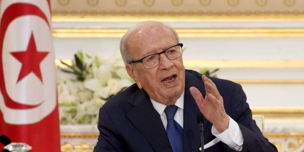 Tunisian President Beji Caid Essebsi speaks during the first cabinet meeting of the new government on August 31, 2016 at the Carthage Palace near Tunis. / AFP / FETHI BELAID (Photo credit should read FETHI BELAID/AFP/Getty Images)