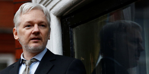 Julian Assange in der equadorianischen Botschaft in London