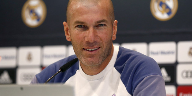 MADRID, SPAIN - JANUARY 06: Head coach Zinedine Zidane of Real Madrid attends a press conference at Valdebebas training ground on January 6, 2017 in Madrid, Spain. (Photo by Antonio Villalba/Real Madrid via Getty Images)