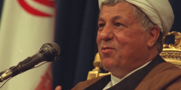 President of the Islamic Republic of Iran Hachemi Rafsandjani on press conference. (Photo by Mohsen Shandiz/Sygma via Getty Images)