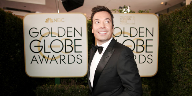 Moderator Jimmy Fallon vor der Verleihung der Golden Globes