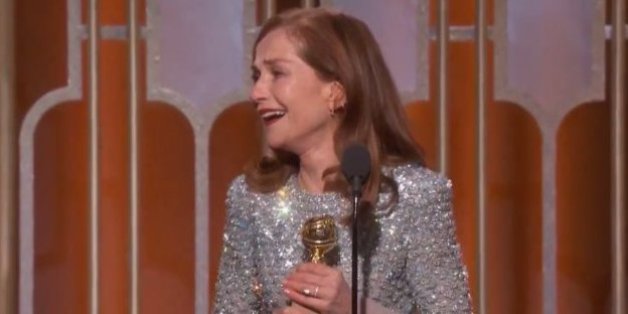 Isabelle Huppert sacrée aux Golden Globes avec "Elle".