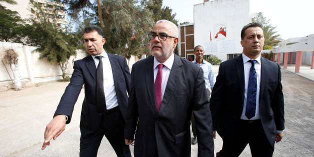 Abdelillah Benkirane, secretary-general of the Islamist Justice and Development party (PJD), arrives at a polling station in Rabat October 7, 2016. REUTERS/Youssef Boudlal
