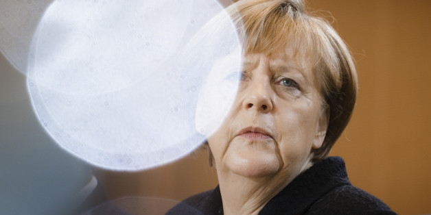 BERLIN, GERMANY - JANUARY 11: German Chancellor Angela Merkel arrives for the weekly cabinet meeting at the chancellery (Bundeskanzleramt) on January 11, 2017 in Berlin, Germany. (Photo by Thomas Trutschel/Photothek via Getty Images)