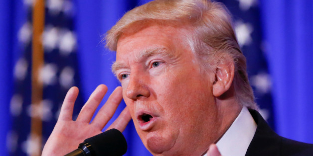 U.S. President-elect Donald Trump speaks during a press conference in Trump Tower, Manhattan, New York, U.S., January 11, 2017. REUTERS/Shannon Stapleton