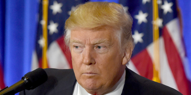 US President-elect Donald Trump speaks during a press conference January 11, 2017 at Trump Tower in New York.Trump held his first news conference in nearly six months Wednesday, amid explosive allegations over his ties to Russia, a little more than a week before his inauguration. / AFP / TIMOTHY A. CLARY (Photo credit should read TIMOTHY A. CLARY/AFP/Getty Images)