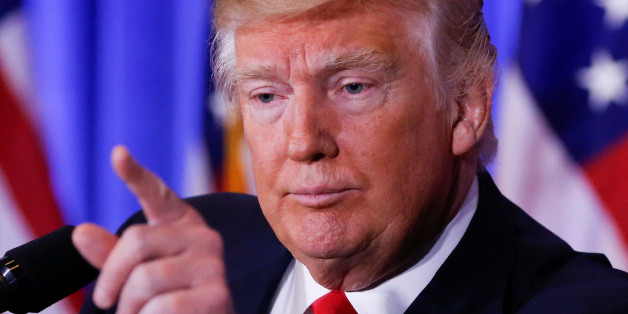 U.S. President-elect Donald Trump speaks during a press conference in Trump Tower, Manhattan, New York, U.S., January 11, 2017. REUTERS/Shannon Stapleton