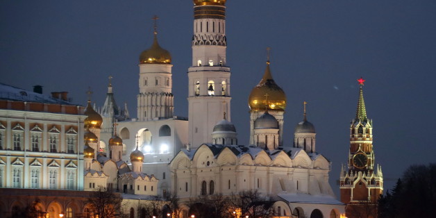 MOSCOW, RUSSIA - JANUARY 14, 2017: A view of the Ivan the Great Bell Tower at the Moscow Kremlin. Vladimir Smirnov/TASS (Photo by Vladimir Smirnov\TASS via Getty Images)