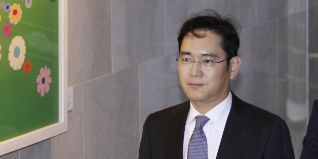 Lee Jae Yong of Samsung group vice chairman arrives during the President political scandal parliament hearing at national assembly in Seoul, South Korea. South Korean President Park Geun-hye, engulfed in an influence peddling scandal, said if she was impeached she would wait for a court to uphold the decision, a party official said on Tuesday, a sign a political crisis could drag on for months. (Photo by Seung-il Ryu/NurPhoto via Getty Images)