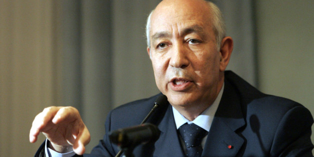 Morocco's Prime Minister Driss Jettou gestures during a news conference in Helsinki, April 7, 2006. Jettou is on a one-day visit to Finland. FINLAND OUT NO THIRD PARTY SALES REUTERS/Kalle Parkkinen/Lehtikuva