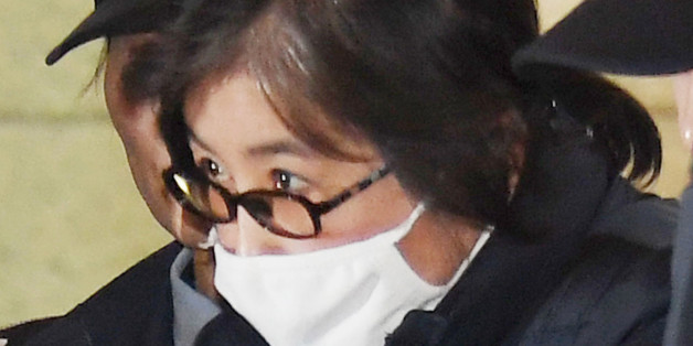 Choi Soon Sil, South Korean President Park Geun Hye's jailed confidante, leaves the Constitutional Court in Seoul on Jan. 16, 2017. Choi denied charges that she used her ties with the president for financial gain in her testimony. (Photo by Kyodo News via Getty Images)