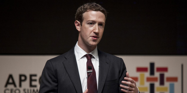 Mark Zuckerberg, founder and chief executive officer of Facebook Inc., speaks during the Asia-Pacific Economic Cooperation (APEC) 2016 CEO Summit in Lima, Peru, on Saturday, Nov. 19, 2016. APEC aims to create greater prosperity for the people of the Asia-Pacific by promoting balanced, inclusive, sustainable, innovative and secure growth and by accelerating regional economic integration. Photographer: Guillermo Gutierrez/Bloomberg via Getty Images