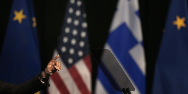 U.S. President Barack Obama makes a point during his speech at the Stavros Niarchos Foundation Cultural Center in Athens, Greece November 16, 2016. REUTERS/Yannis Behrakis