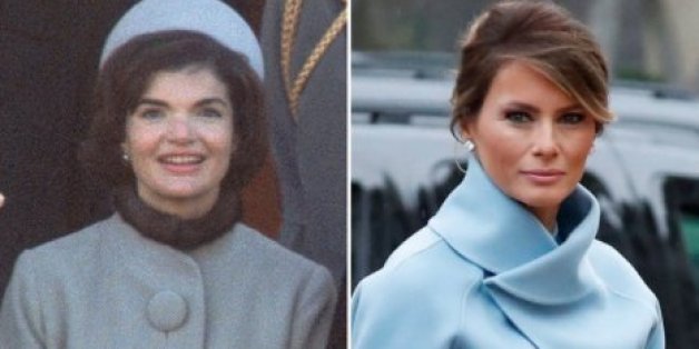 Avec sa tenue, Melania Trump a fait penser à Jackie Kennedy
