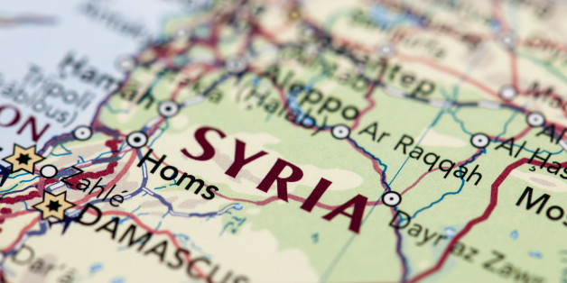 Map of Syria.