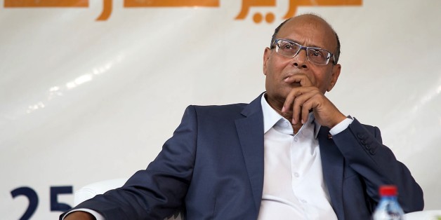 MARRAKESH, MOROCCO - JULY 29: Former Tunisian President Moncef Marzouki attends as speaker at youth conference of Morocco's Justice and Development Party, in Marrakesh, Morocco, on July 29, 2015. (Photo by Hisham Rashidi/Anadolu Agency/Getty Images)