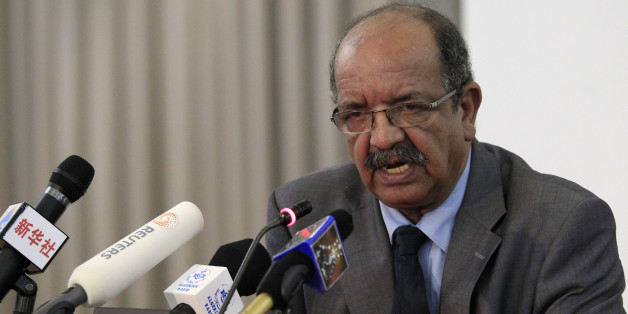 Algeria's Minister of African and Maghreb Affairs Abdelkader Messahel speaks during a news conference after his meeting with Spain's Secretary of State for Latin America Juan Pablo De Laiglesia in Algiers September 16, 2010. REUTERS/Zohra Bensemra (ALGERIA - Tags: POLITICS)
