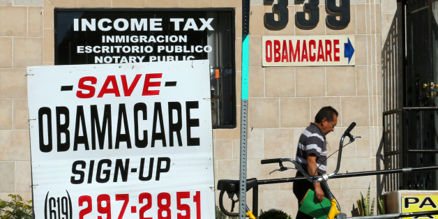 An insurance store advertises Obamacare in San Ysidro, California, U.S., January 25, 2017. To match Insight USA-OBAMACARE/INSURERS REUTERS/Mike Blake