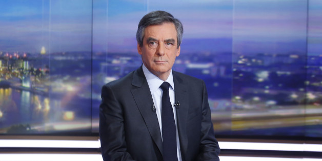 Francois Fillon, former French prime minister, member of The Republicans political party and 2017 presidential candidate of the French centre-right, is seen prior to a prime-time news broadcast in the studios of TF1 in Boulogne-Billancourt, near Paris, France, January 26, 2017. REUTERS/Pierre Constant/Pool