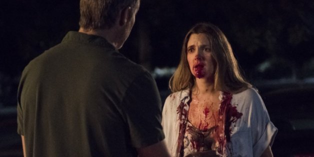 Timothy Olyphant et Drew Barrymore, dans "Santa Clarita Diet"