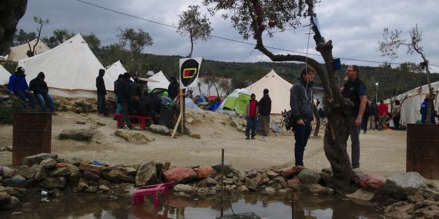 Most of the camp seemed to be permanently milling around and trying to kill time.