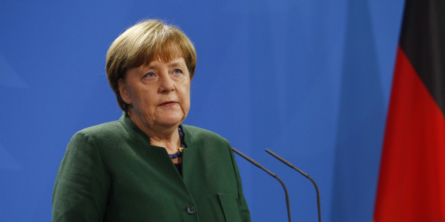 BERLIN, GERMANY - JANUARY 30: Germany Chancellor Angela Merkel and Ukraine's President Petro Poroschenko (not pictured) attend a press conference in the Germany Chancellery on January 30, 2017 in Berlin, Germany. Poroschenko is visiting Berlin to meet with Merkel over the stalled peace process in Ukraine and they are also expected to discuss bilateral relations and Ukraine's EU membership bid. (Photo by Michele Tantussi/Getty Images)