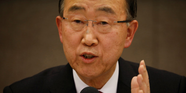 Former U.N. secretary-general Ban Ki-moon speaks at a media roundtable in Seoul, South Korea, January 25, 2017. REUTERS/Kim Hong-Ji