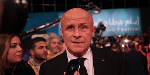 TUNIS, TUNISIA - OCTOBER 28: French Ambassador to Tunisia Olivier Poivre D'Arvor speaks to media during opening ceremony of the 27th Carthage Film Festival in Tunis, Tunisia on October 28, 2016. (Photo by Yassine Gaidi/Anadolu Agency/Getty Images)