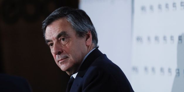 French presidential election candidate for the right-wing Les Republicains (LR) party Francois Fillon attends a debate organised by the EBG (Electronic Business Group) on January 31, 2017, in Paris. / AFP / Thomas SAMSON (Photo credit should read THOMAS SAMSON/AFP/Getty Images)
