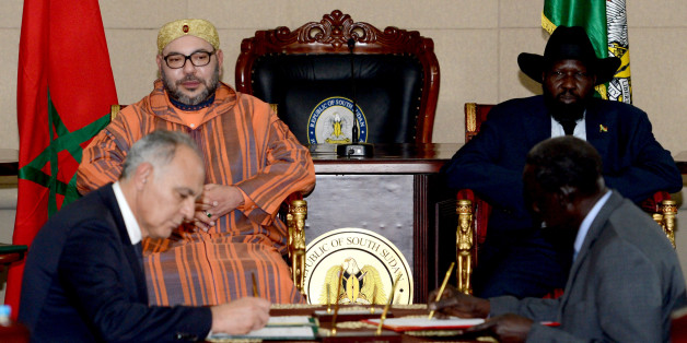 SM le Roi et le Chef de l'Etat sud-soudanais président la cérémonie de signature de neuf accords bilatéraux.