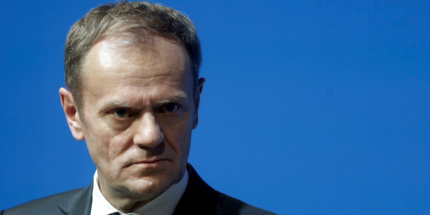 President of the European Council Donald Tusk listens during a news conference in Tallinn, Estonia, January 31, 2017. REUTERS/Ints Kalnins
