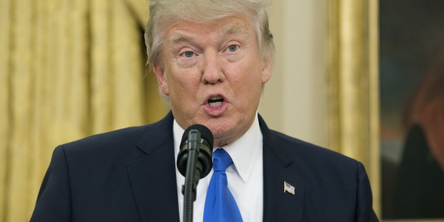 U.S. President Donald Trump speaks before the swearing-in ceremony of Rex Tillerson, U.S. Secretary of State for President Donald Trump, not pictured, in the Oval Office of the White House in Washington, D.C., U.S., on Wednesday, Feb. 1, 2017. Tillerson won Senate confirmation as secretary of state after lawmakers split mostly along party lines on President Trump's choice of an oilman with no government experience but a career negotiating billions of dollars of energy deals worldwide. Photograph