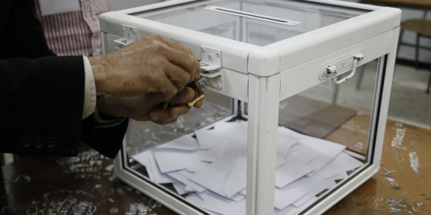 ALGIERS, ALGERIA - APRIL 17: Counting starts after the voting for presidential elections in Algiers, Algeria on April 17, 2014. (Photo by Bechir Ramzy/Anadolu Agency/Getty Images)