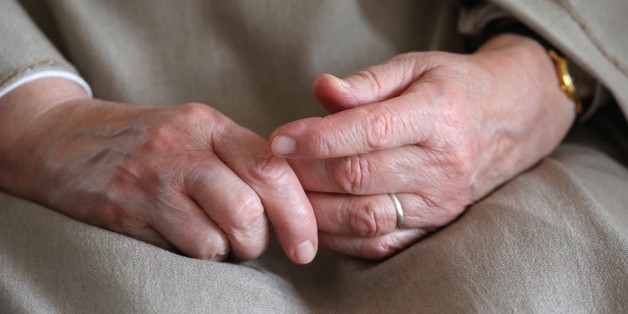 Visitation monastery. Catholic nun's hands. (Photo by: Godong/UIG via Getty Images)