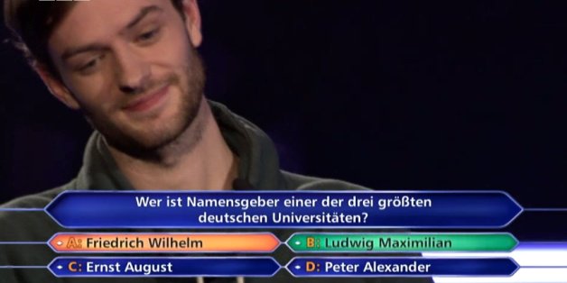 "Wer wird Millionär": Die Entscheidungsfrage ist nicht korrekt