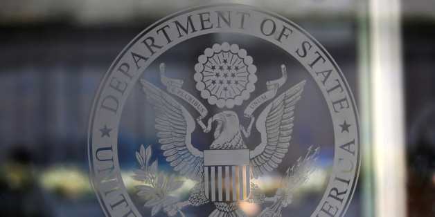 The seal of the United States Department of State is seen in Washington, U.S., January 26, 2017. REUTERS/Joshua Roberts