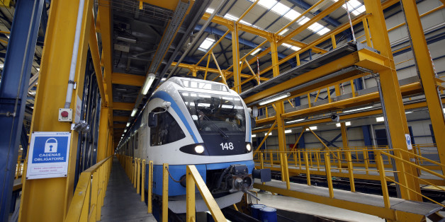 Maintenance room of train Hussein Dey by RATP Dev. in Algiers, Algiersia, on 21 April 2016.
RATP Dev launches Algiers first metro line. The 9-kilometre underground line makes Algiers the first Maghreb city to operate a metro system.
With its 14 trains comprised of 6 air-conditioned passenger cars each, the Algiers Metro will serve 10 stations in 6 communes: Bachdjarah, El Magharia, Hussein Dey, El Hamma, Sidi MHamed and Algiers Centre.
(Photo by Billal Bensalem/NurPhoto via Getty Images)