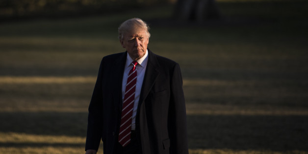 WASHINGTON, DC - FEBRUARY 6: President Trump disembarks Marine One on the South Lawn of the White House in Washington, DC on Monday, Feb. 06, 2017. Trump returns from a weekend trip to Florida. (Photo by Jabin Botsford/The Washington Post via Getty Images)