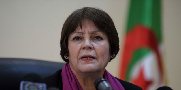 A picture taken on February 8, 2015 shows Algerian Education Minister Nouria Benghebrit in Algiers. Benghebrit has proposed that for the first two years of primary school, teachers be allowed to give lessons in dialect to help children master the standard language. AFP PHOTO / STR (Photo credit should read STR/AFP/Getty Images)