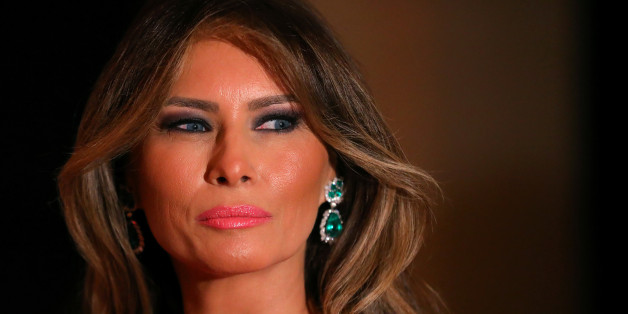First Lady Melania Trump and U.S. President Donald Trump (not pictured) attend the 60th Annual Red Cross Gala at Mar-a-Lago club in Palm Beach, Florida, U.S., February 4, 2017. REUTERS/Carlos Barria